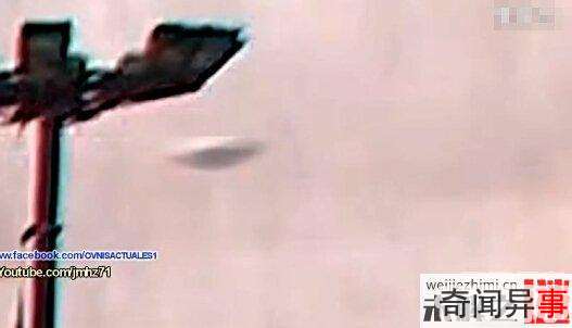 新闻直播拍到UFO 清晰记录飞行的画面
