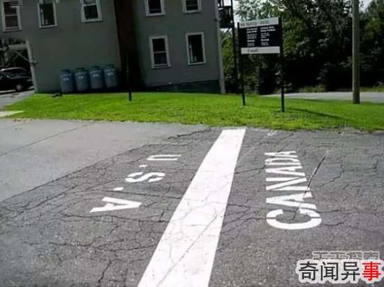 世界各国有趣的国界线 这户人家瞬间凌乱了
