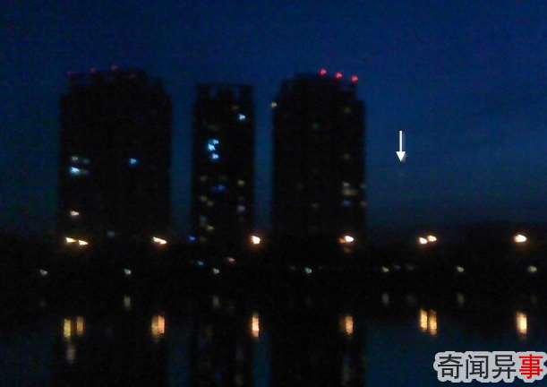 太原傍晚散步突遇ufo造访!