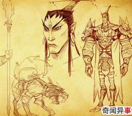哮天犬的来历,哮天犬在天上是什么神(辅助二郎神斩妖除魔)